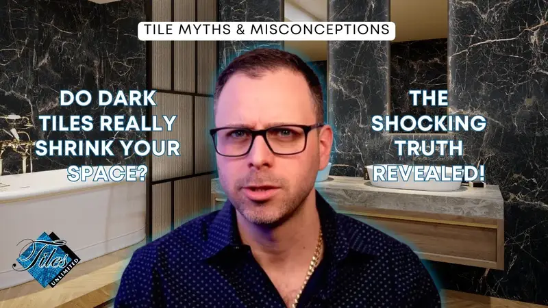 Dark Tiles Make Rooms Smaller? The Truth About This Common Design Myth!